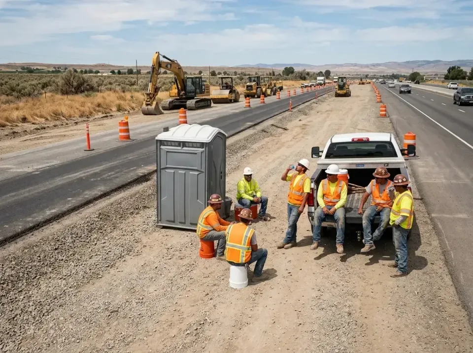 highway-road-construction-crew-007 — frequently asked questions, Porta Potty and Restroom Rentals in Siloam Springs, AR